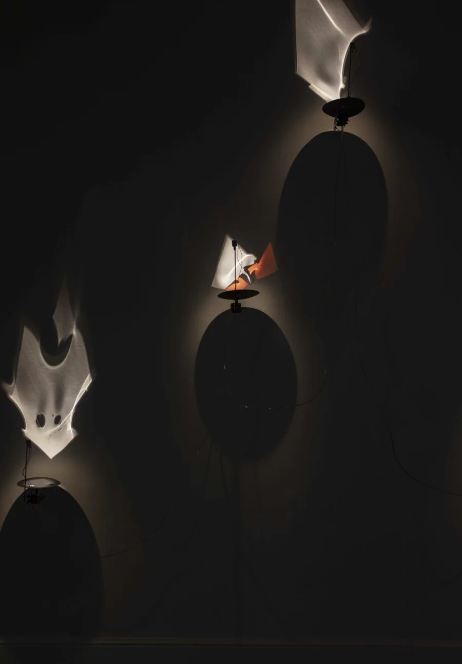 Reflexions Micra light installation by Antoni Arola, wall projections